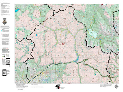Colorado Unit 521 Recommended Archery Areas Preview 1
