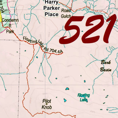 Colorado Unit 521 Recommended Archery Areas Preview 2