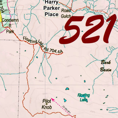 Colorado Unit 521 Recommended First Rifle Areas Preview 2
