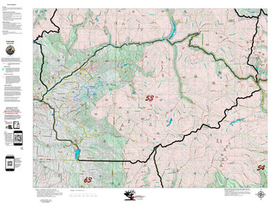 Colorado Unit 53 Recommended Archery Areas Preview 1
