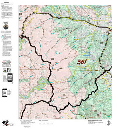 Colorado Unit 561 Recommended Archery Areas Preview 1