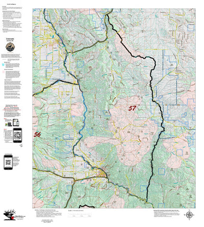 Colorado Unit 57 Recommended Archery Areas Preview 1