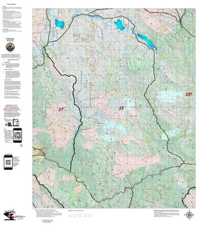 Colorado Unit 58 Recommended Archery Areas Preview 1