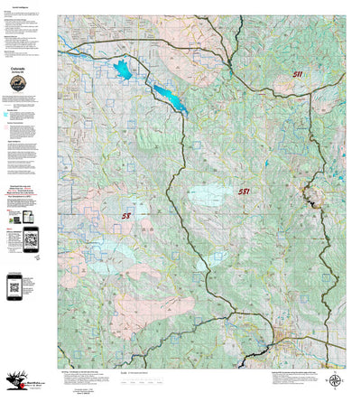 Colorado Unit 581 Recommended Archery Areas Preview 1