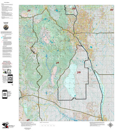 Colorado Unit 59 Recommended Archery Areas Preview 1