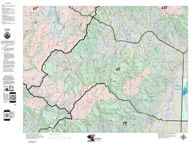 Colorado Unit 68 Recommended Archery Areas Preview 1