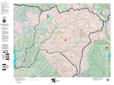 Colorado Unit 71 Recommended Archery Areas Preview 1
