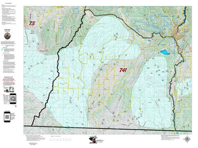 Colorado Unit 741 Recommended Archery Areas Preview 1