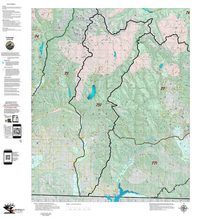 Colorado Unit 751 Recommended Archery Areas Preview 1