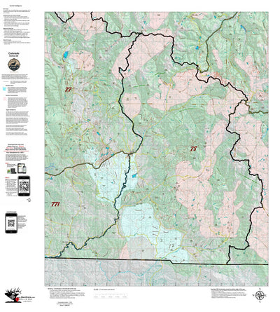 Colorado Unit 78 Recommended Archery Areas Preview 1
