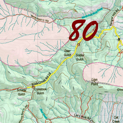 Colorado Unit 80 Recommended Archery Areas Preview 2