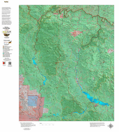 HuntData LLC AZ Unit 22 Land Ownership Unit Map digital map