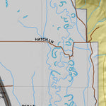 HuntData LLC Cache, Crawford Mtn. Utah Mule Deer Hunting Unit Map with Land Ownership digital map