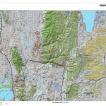 HuntData LLC Cache Utah Mule Deer Hunting Unit Map with Land Ownership digital map