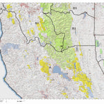 HuntData LLC California Deer Hunting Zone A(N) Map digital map