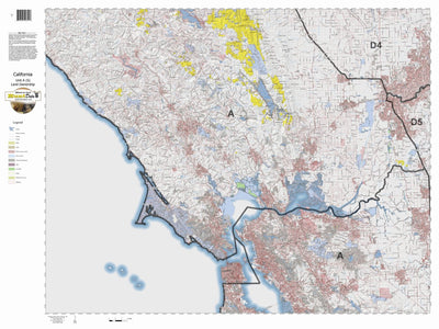 HuntData LLC California Deer Hunting Zone A(S) Map digital map