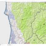 HuntData LLC California Deer Hunting Zone B1(N) Map digital map