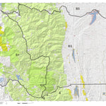 HuntData LLC California Deer Hunting Zone B3 Map digital map