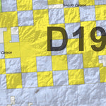 HuntData LLC California Deer Hunting Zone D19 Map digital map