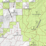 HuntData LLC California Deer Hunting Zone X1 Map digital map