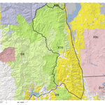 HuntData LLC California Deer Hunting Zone X10 Map digital map