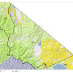 HuntData LLC California Deer Hunting Zone X12 Map digital map