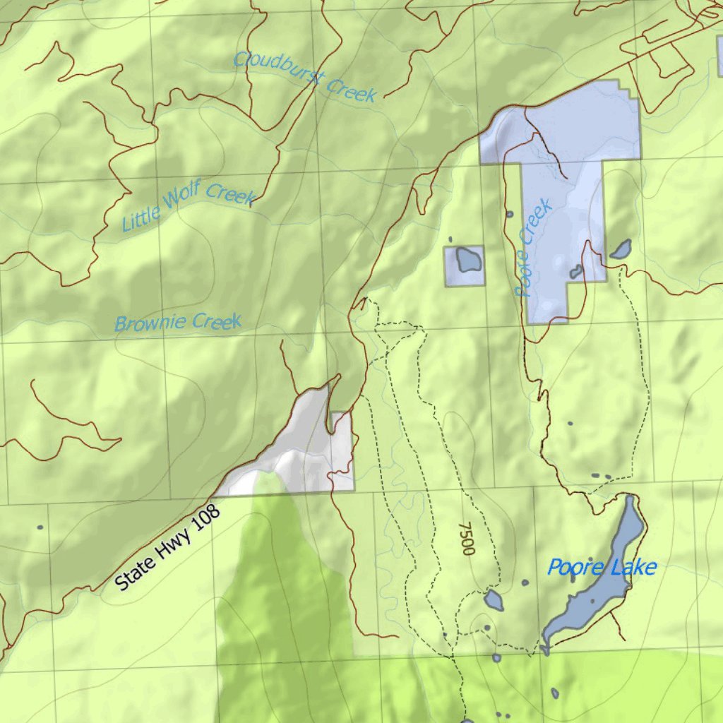 Hunting Alturas Map California Deer Hunting Zone X12 Map by HuntData LLC | Avenza Maps