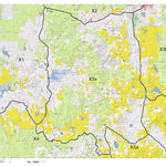 HuntData LLC California Deer Hunting Zone X3a Map digital map