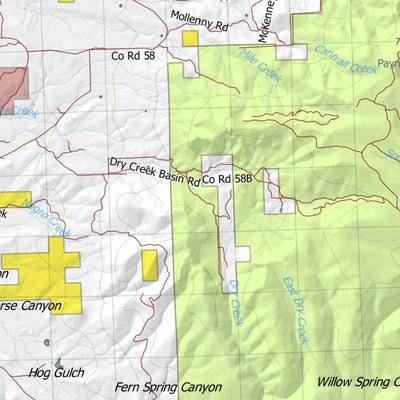Hunting Alturas Map California Deer Hunting Zone X3b Map by HuntData LLC | Avenza Maps