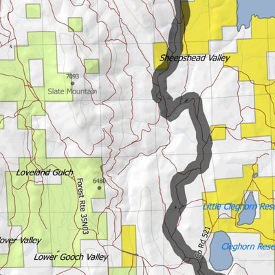 HuntData LLC California Deer Hunting Zone X4 Map digital map