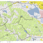 HuntData LLC California Deer Hunting Zone X6a Map digital map