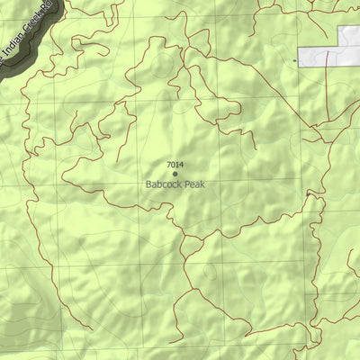 HuntData LLC California Deer Hunting Zone X6a Map digital map