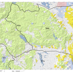 HuntData LLC California Deer Hunting Zone X6b Map digital map