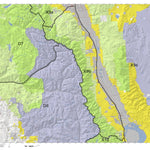 HuntData LLC California Deer Hunting Zone X9b Map digital map