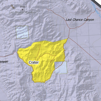 HuntData LLC California Deer Hunting Zone X9c(N) Map digital map