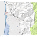 HuntData LLC California Elk Hunting Zone Del_Norte Map digital map