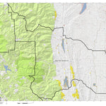 HuntData LLC California Elk Hunting Zone East_Park_Res Map digital map