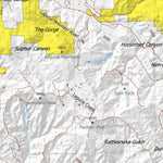 HuntData LLC California Elk Hunting Zone La Panza(N) Map digital map