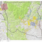 HuntData LLC California Elk Hunting Zone Marble Mtns (S) Map digital map