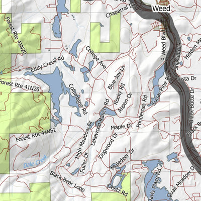 HuntData LLC California Elk Hunting Zone Siskiyou Map digital map