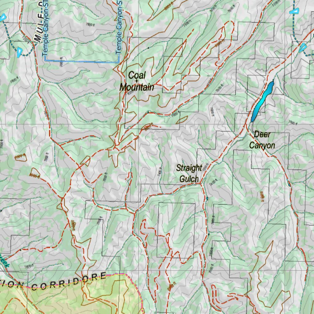 CO Unit 11 Mule Deer Concentrations Map by HuntData LLC | Avenza Maps