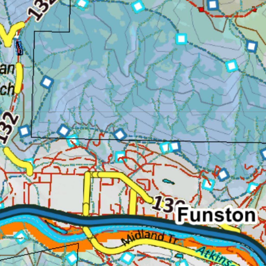 Map In Numbers 34 CO Unit 34 Elk Concentrations and Migration Map by HuntData LLC ...