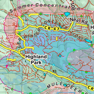 CO Unit 46 Mule Deer Concentrations Preview 3