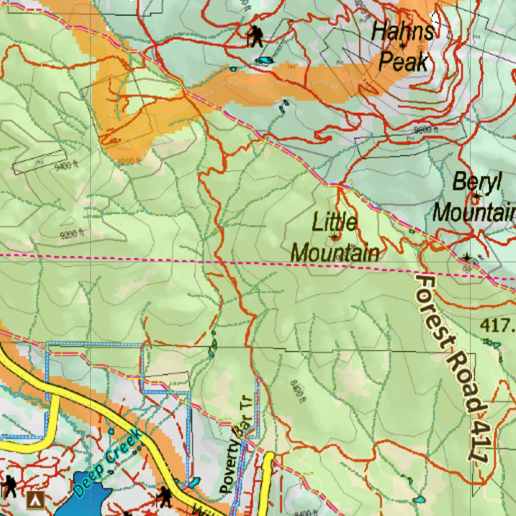 CO Unit 5 Mule Deer Concentrations Map by HuntData LLC | Avenza Maps