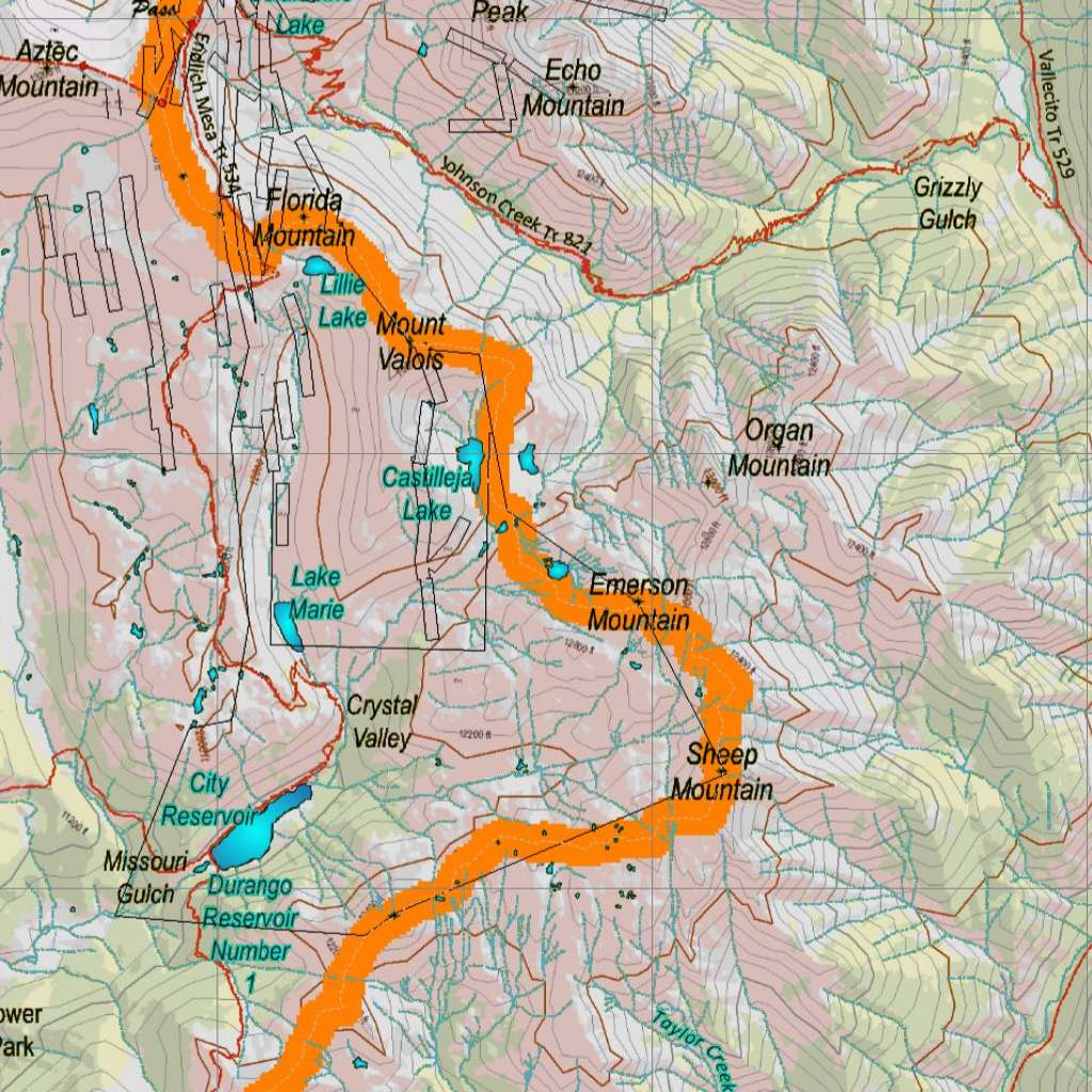 CO Unit 751 Elk Concentrations and Migration Map by HuntData LLC ...