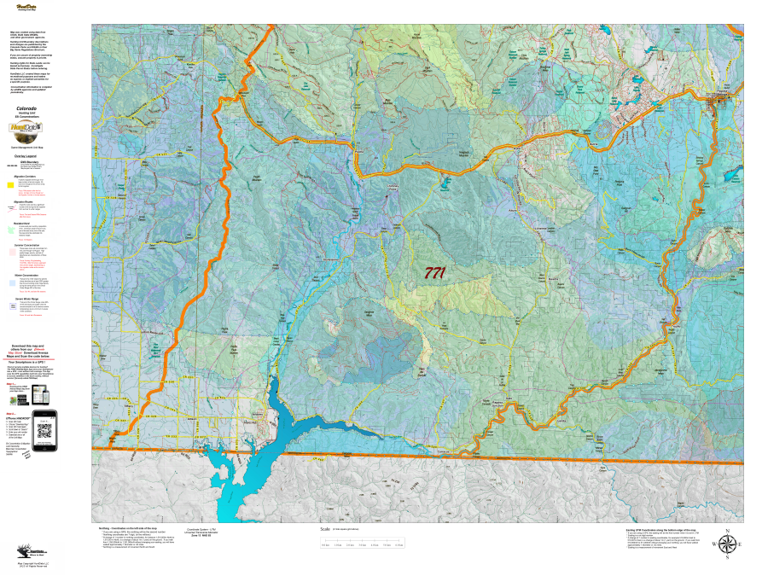 CO Unit 771 Elk Concentrations and Migration Map by HuntData LLC ...