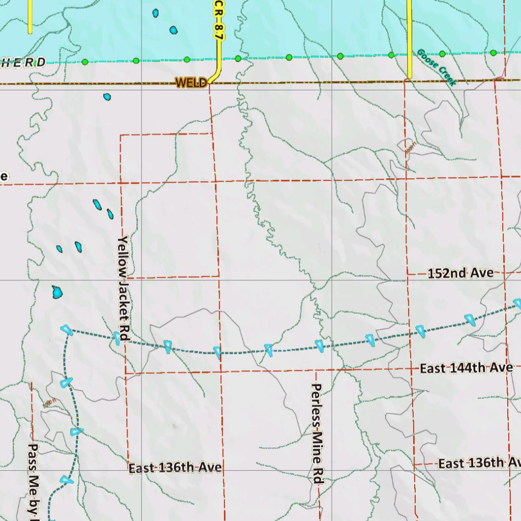 CO Unit 99 Mule Deer Concentrations Map by HuntData LLC | Avenza Maps