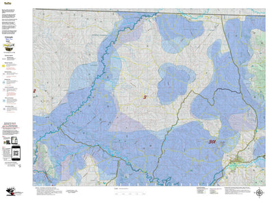HuntData LLC Colorado Unit 3 Mule Deer Concentrations digital map