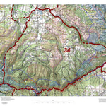 HuntData LLC Colorado Unit 34 Elk Concentration Map digital map