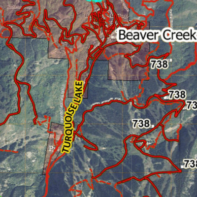 HuntData LLC Colorado Unit 36 Turkey, Goose, and Pheasant Concentration Map digital map